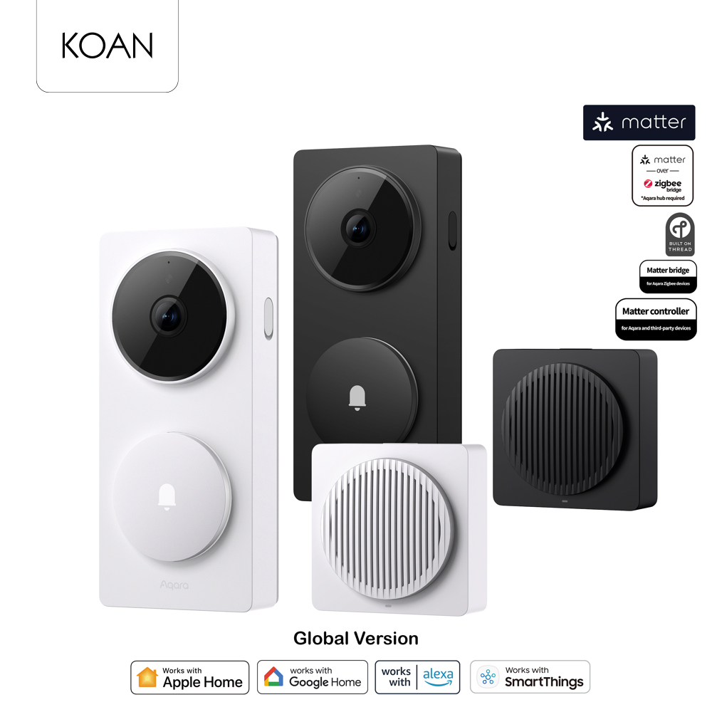 Aqara - Doorbell Camera Hub G410 - Black / White