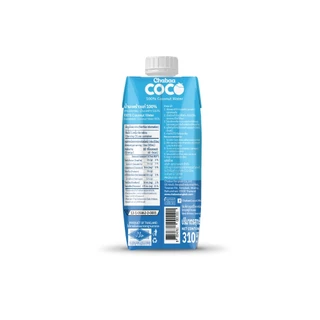 CHABAA COCO น้ำมะพร้าว 100% 310 มล. ยกลัง( 24 กล่อง )