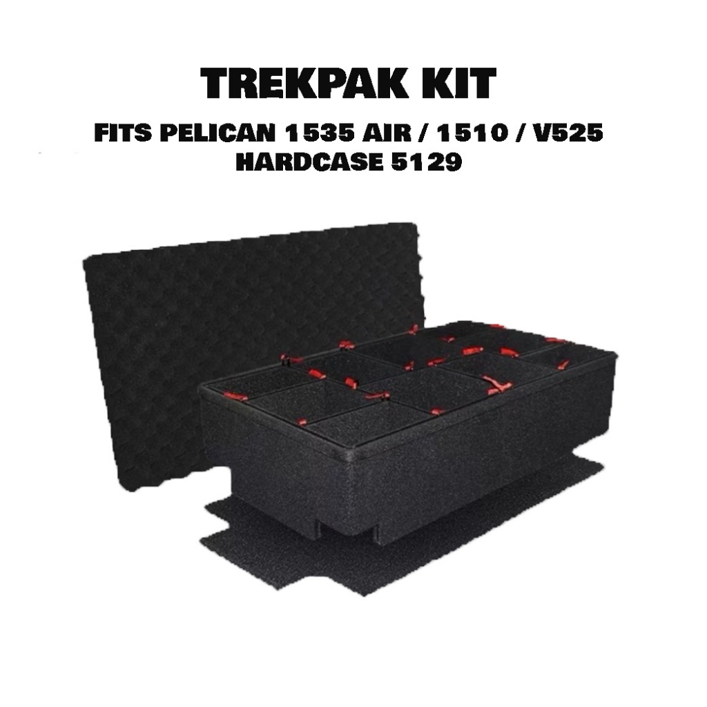 Trekpak Kit สำหรับ Hardcase รุ่น 5129 / Pelican รุ่น 1510/ 1535 Air / Vault V525