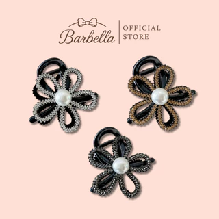 Barbella กิ๊บติดผมดอกไม้คริสตัลมุก กิ๊บหนีบผมสไตล์เกาหลี รุ่น Fleuria (BB005)