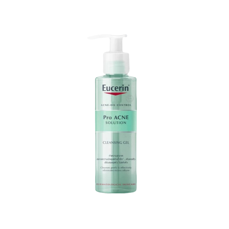 Eucerin DermatoCLEAN Refreshing Cleansing Gel 200ml Face Wash Cleanser Dry & Sensitive Hyaluronic Acid Derma Skincare