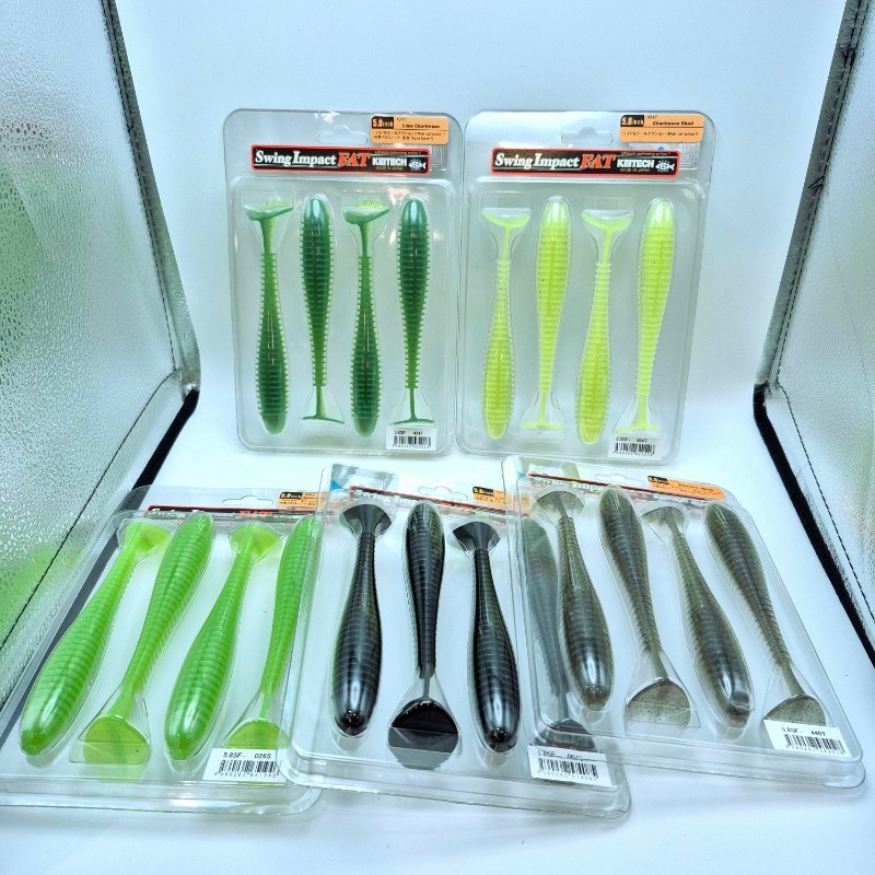 เหยื่อปลอมตกปลาช่อน KEITECH SWING IMPACT FAT 5.8INCH เหยื่อปลอมตกปลาช่อน เหยื่อปลอมตกปลากระพง