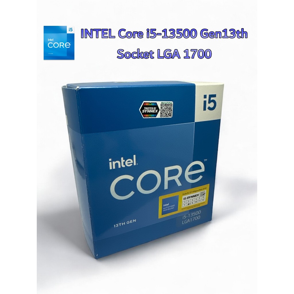 (ซีพียูมือ2) CPU INTEL I5-13500 Gen13th 14C/20T (24M Cache, 2.5GHz up to 4.8GHz) Socket 1700