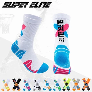 ถุงเท้าออกกำลังกาย ข้อกลาง SUPER ELITE ใส่ได้ทั้ง ผู้ชาย ผู้หญิง ใช้เล่นกีฬาได้ทุกประเภท ช่วยลดแรงกระแทกได้ดี ลดอาการบาด