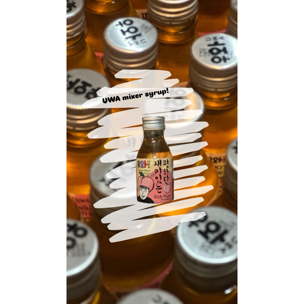 UWA drinks Mixer Syrup ~ อูวาดริ้งก์มิกซ์เซอร์ไซรัป🥃