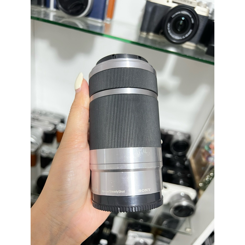 เลนส์Sony 55-210mm/สีเงิน