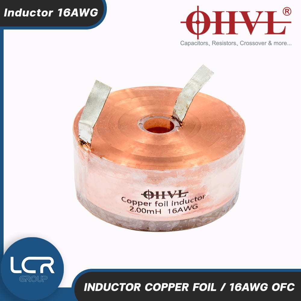 OHVL L.Copper Foil 16AWG OFC 0.10-2.0mH รีซิสเตอร์ อินดักเตอร์ ตัวเหนี่ยวนำ ทนอุณหภูมิสูง Copper Foi