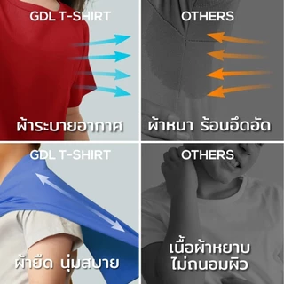 [แพ็ก 2 ตัว] The Good Day Lab™ เสื้อยืดเด็กผ้าสะท้อนน้ำ ไม่มีป้ายแท็ก เสื้อยืดเด็ก สะท้อนน้ำ กันคราบเปิ้อน