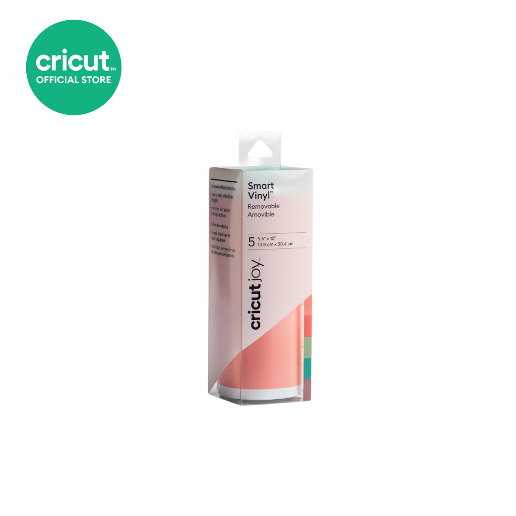 Cricut Joy Smart Vinyl Removable Hydrangeas Sampler ขนาด 5.5x12 นิ้ว สำหรับเครื่องตัดกระดาษรุ่น Cric