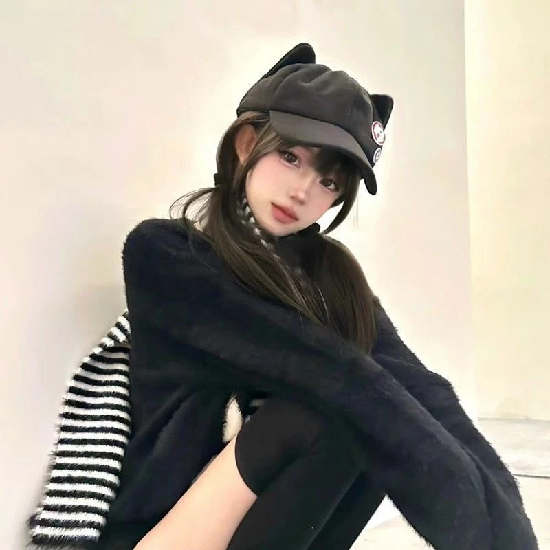 หมวกแก๊ปผู้หญิง Yanakala แต่งหูแมว thumbnail 6