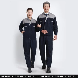 chishop ชุดยูนิฟอร์มพนักงาน ใส่ได้ทั้งผู้หญิงและผู้ชาย แขนยาว-แขนสั้น เสื้อใส่ทำงาน สำเร็จรูป