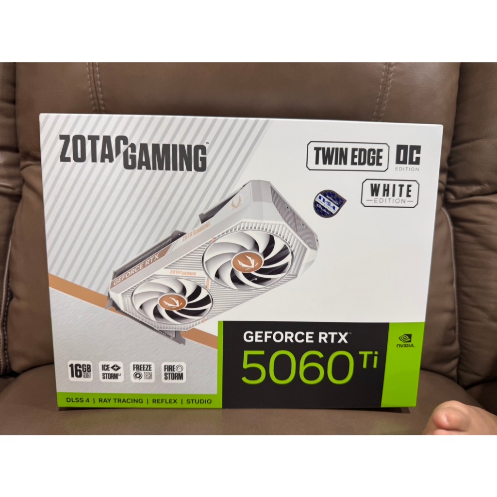 มือ1 ZOTAC GAMING GeForce RTX 5060 Ti 16GB Twin Edge OC White Edition