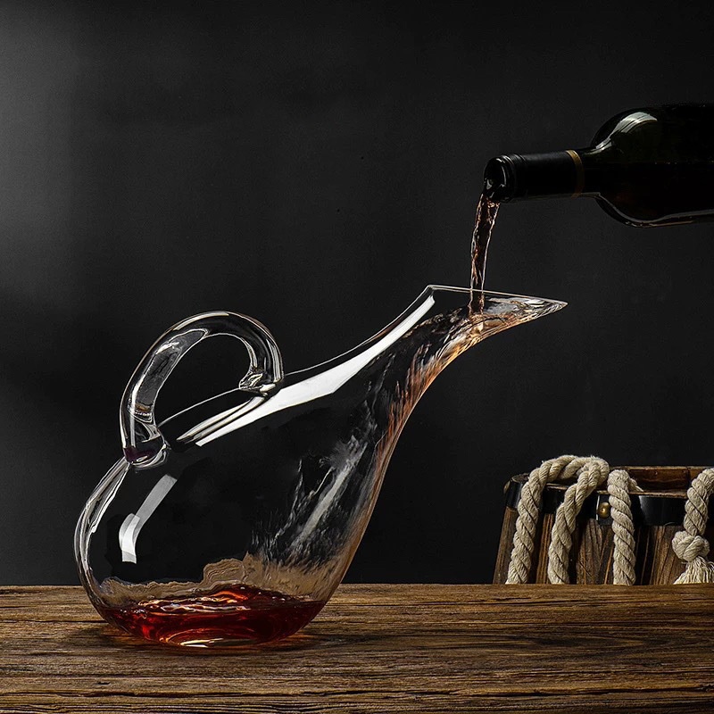 【พร้อมส่งฟรี】เหยือก/ถังน้ำเเข็ง ขวดแก้ว สวย คุณภาพสูง ใส่ไวน์/น้ำผลไม้ ขนาดหลาย Sake Decanter ใช้สำหรับตกแต่ง