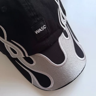 [HERMANZ] หมวกแฟชั่นแนวสตรีท หมวกลายไฟ WASC CAP