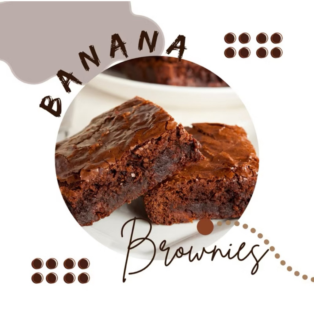 🍌 Banana Fudge Brownies | บราวนี่กล้วยหอมฉ่ำช็อกโกแลต 🍫