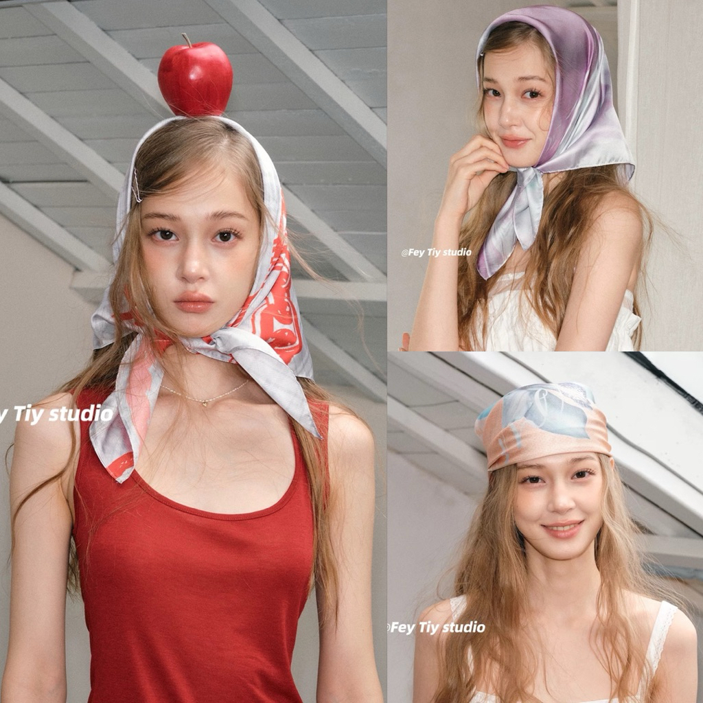 gurls.girl | Fey Tiy studio scarf ผ้าโพกหัว / ผ้าพันคอ