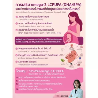 DHA 250 mg Mama ผลิตจากน้ำมันสาหร่าย 1 กล่อง 30 แคปซูล