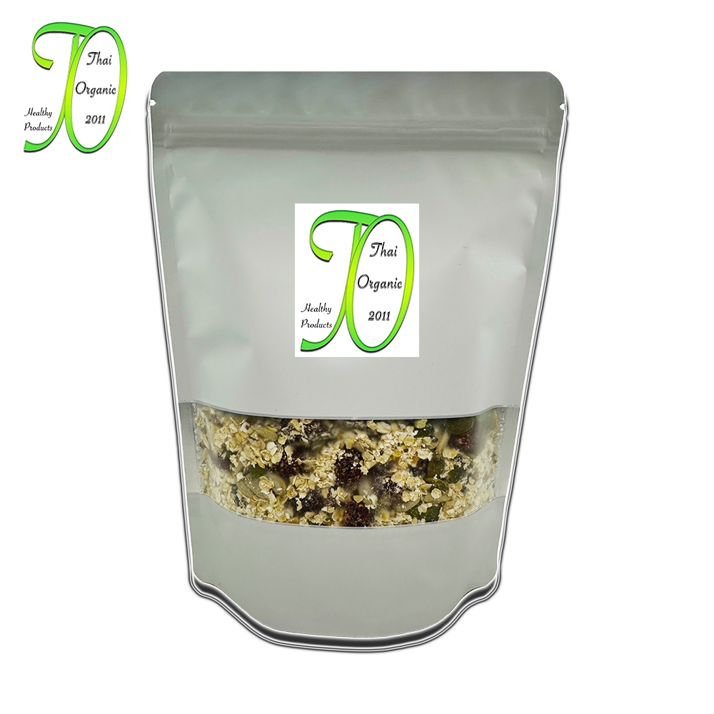ซีเรียลข้าวโอ๊ตผสมธัญพืชรวม มีถึง 1 กก. Mixed Oat Cereal with Dried Fruits & Nuts Up to 1 kg อาหารเช้า พร้อมทาน