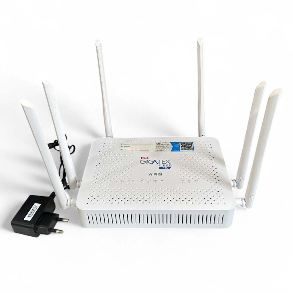 เราเตอร์ทรู True ZXHN F6600P Gigatex Fiber Router WiFi6 AX3000 มือสอง