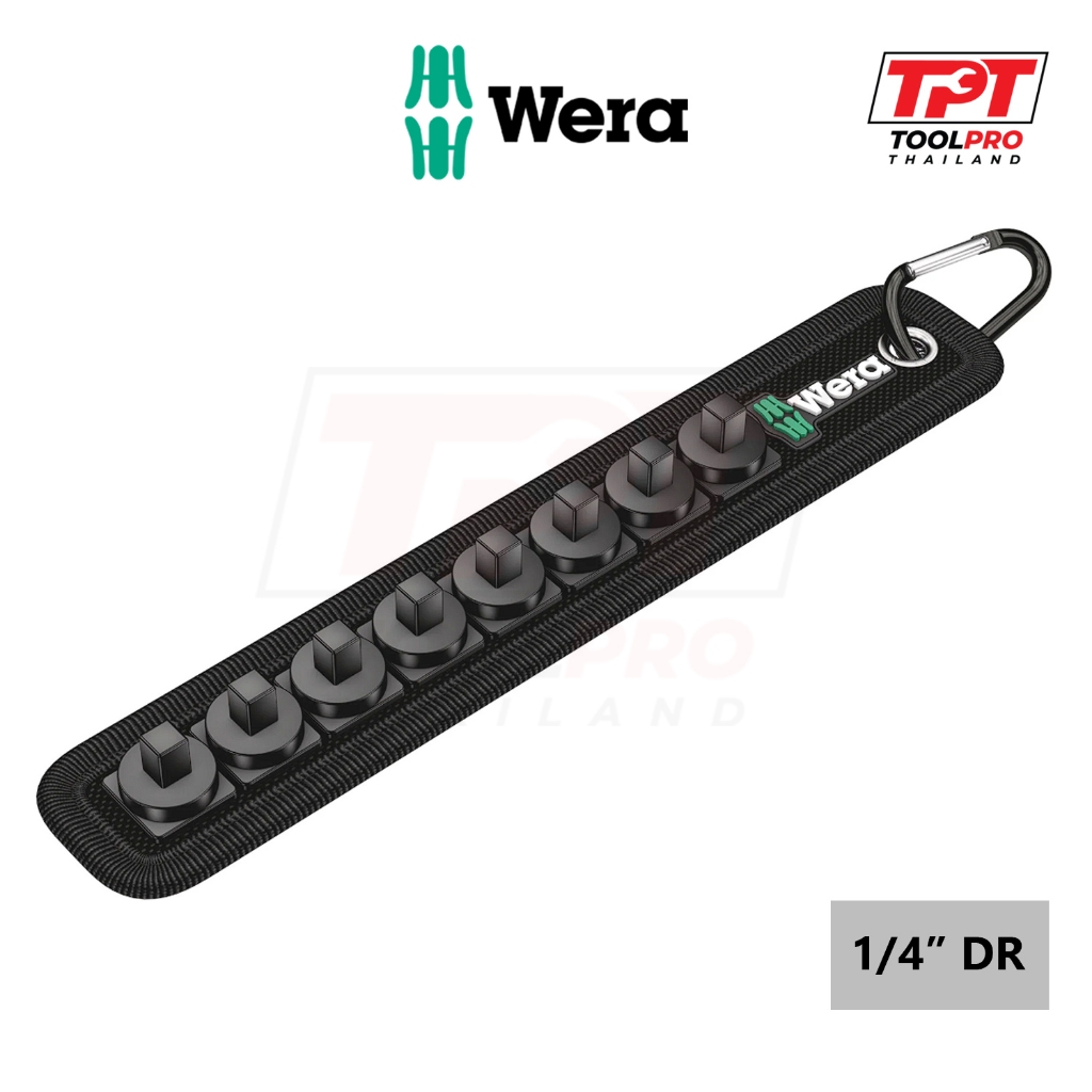 Wera รางเก็บลูกบล็อก 1/4", Belt A (Textile Belt), Empty (05003890001)