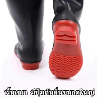 🔥อย่างดี PVC กางเกงบูทกันน้ำ ยางสังเคราะห์ ไซส์ 38-47 กางเกงทำสวน กางเกงกันน้ำ ทำไร่ โคลนไม่ดูด ทำจากยางพาราแท้ 100%