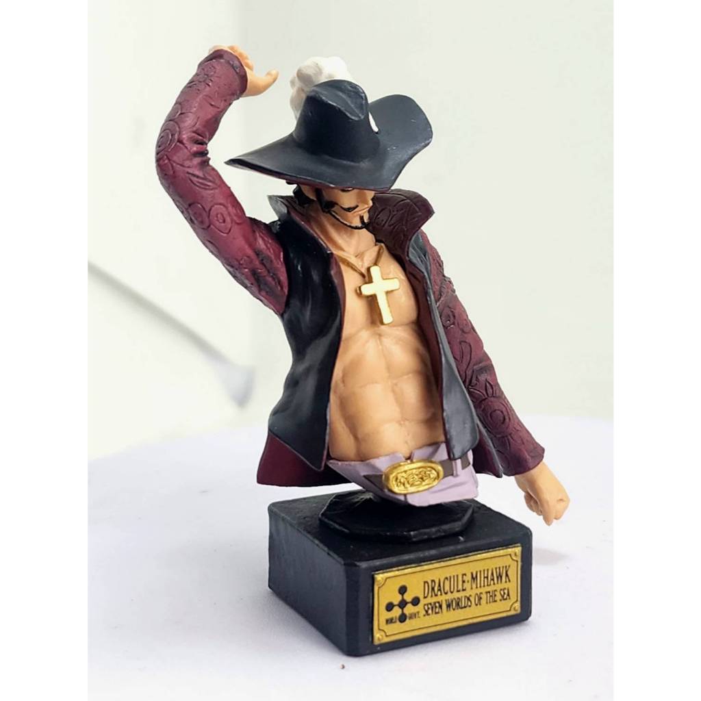 โมเดลวันพีชแท้ เซต7เทพโจรสลัด Bandai One Piece Appendix Statue Bust Figure ไม่มีดาบ  มือสอง(14)
