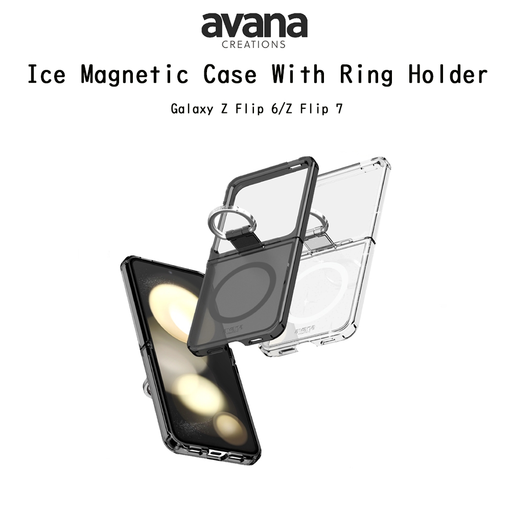 Avana Ice Magetic Case With Ring Holder เคสใสกันกระแทกระดับ3เมตรพร้อมแหวนเกรดพรีเมี่ยม เคสสำหรับ Gal