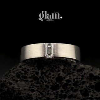 S8-14 *ส่งจากไทยภายใน 3 วัน* แหวนผู้ชายเงินแท้ 925 เพชร Emer…