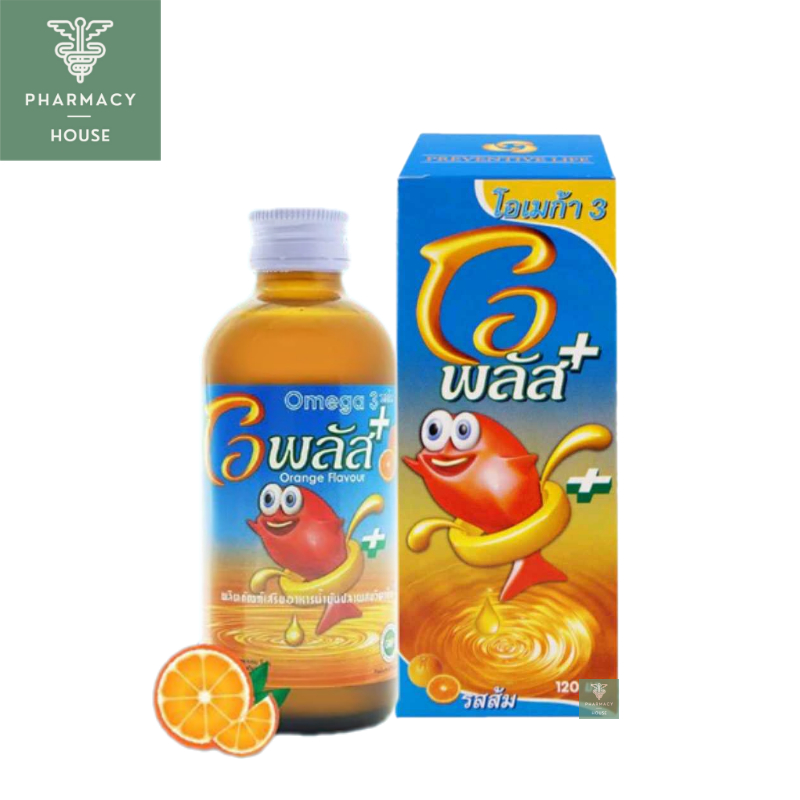 O-Plus 120 ml. โอพลัส รสส้ม