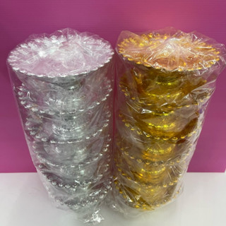 (ยกโหล 12 ชิ้น ) No.1335 พาน พานเงินพานทอง พานนกยูง พานมงคล …