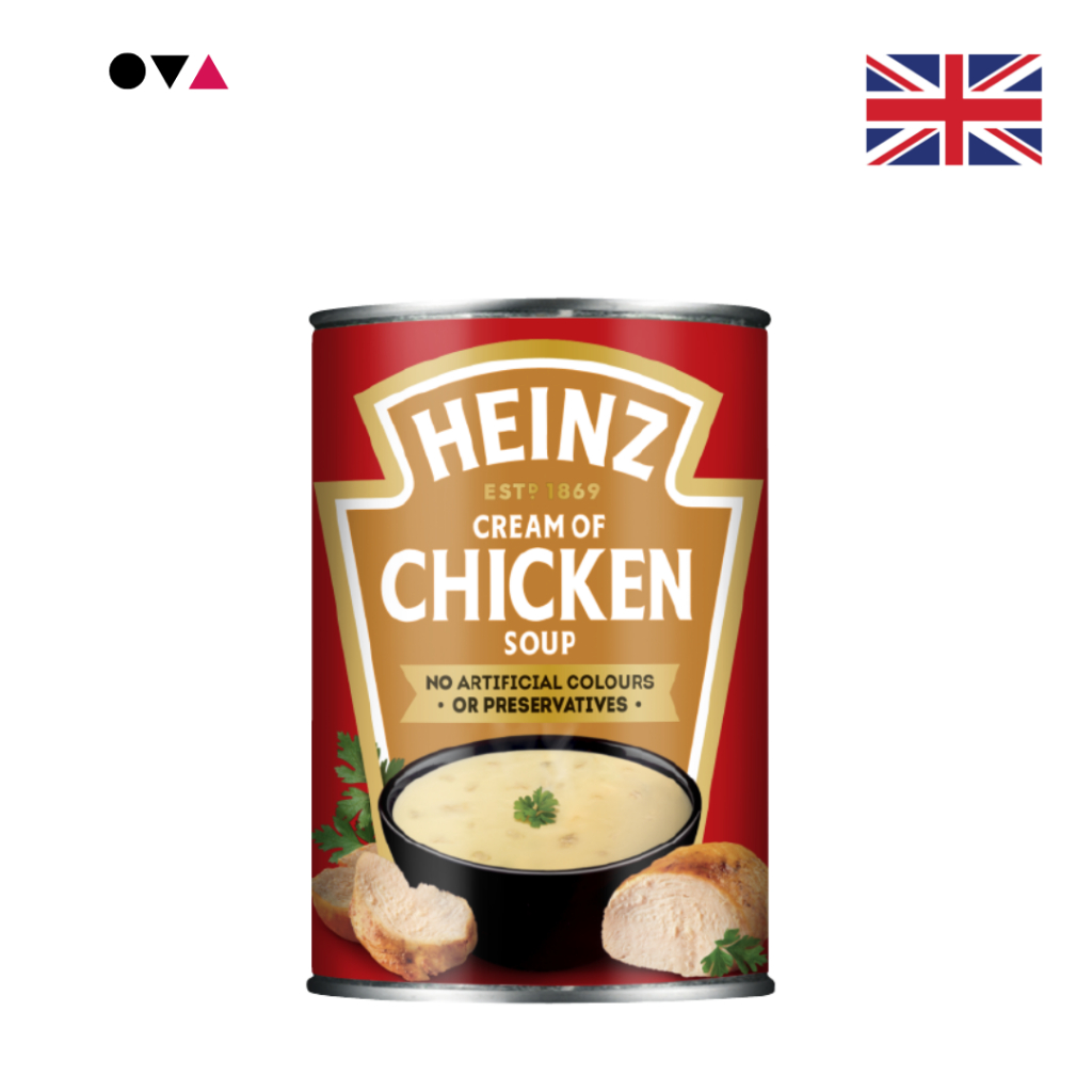 Heinz Cream of Chicken Soup 400g ซุปครีมไก่เข้มข้นจาก Heinz ขนาด 400 กรัม
