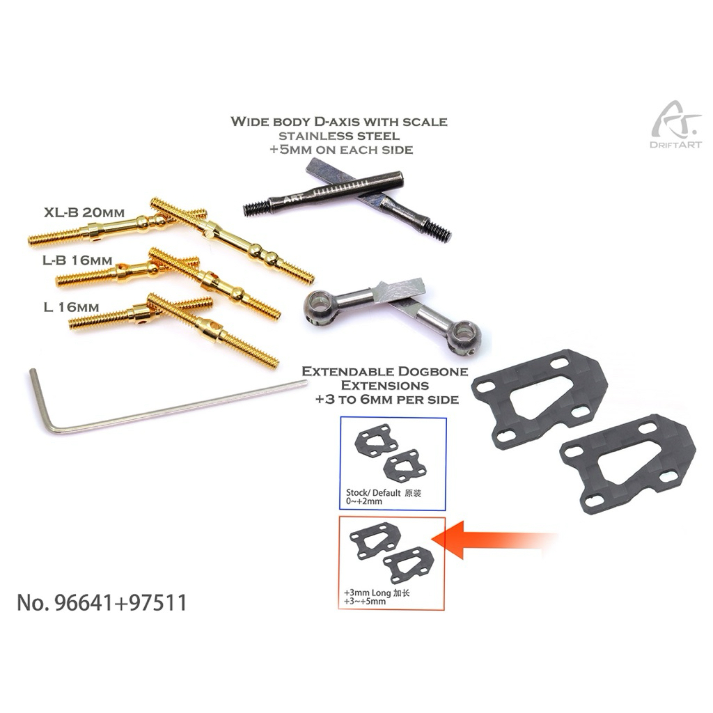 Drift Art ชุดขยายความกว้างหน้าและหลัง DA4