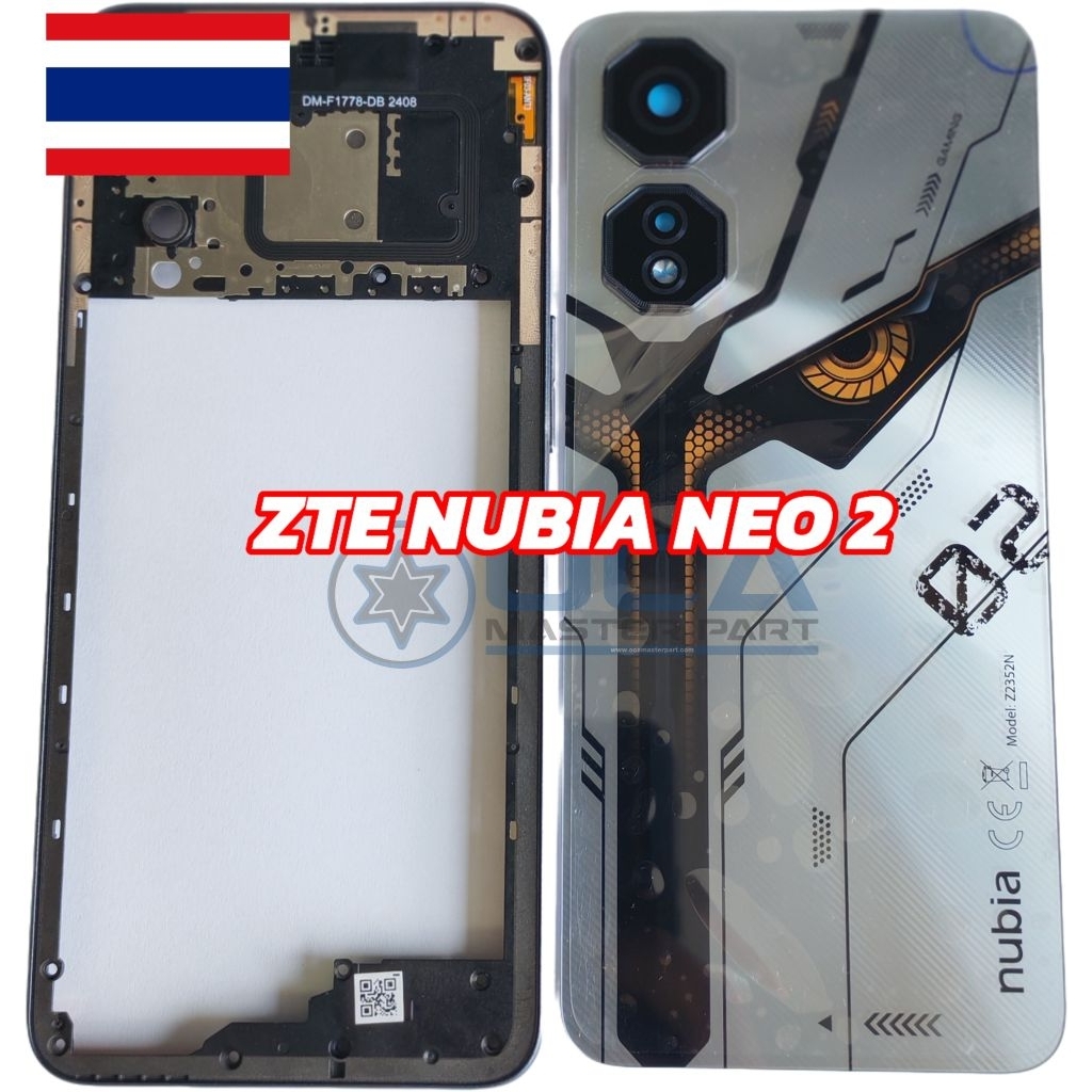 ZTE NUBIA NEO2 บอดี้ ฝาหลัง กรอบแกนกลาง พร้อมฝาหลัง เลนส์กล้อง