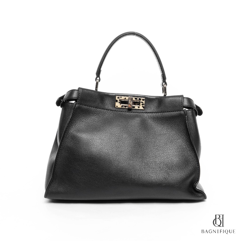 [ของแท้💯] FENDI PEEKABOO BLACK SHW มีใบรับประกัน ตรวจสอบได้ทุกใบ ✅