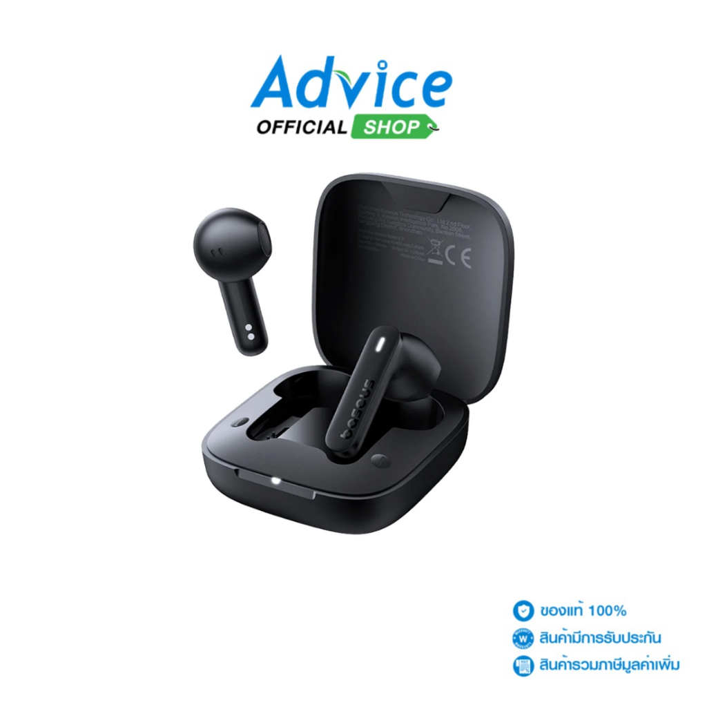 BASEUS True Wireless (Bowie E16) Cluster Black - A0165272