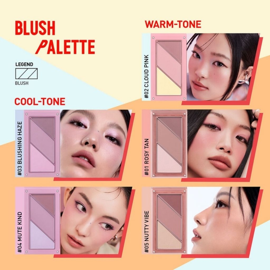 3ce layer it all brush blush palette 03 04