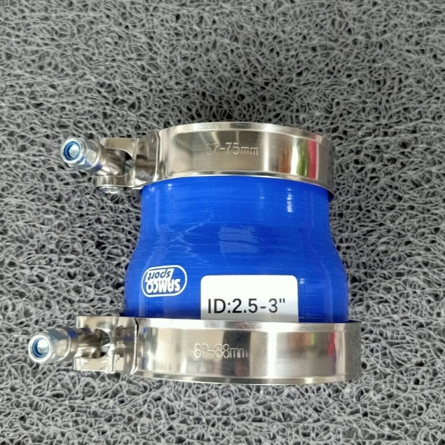 ท่อยางซิลิโคลน camco ท่อยางอินเตอร์ ท่อยางเทอร์โบ+เข็มขัด2อัน เข็มขัดสแตนเลส