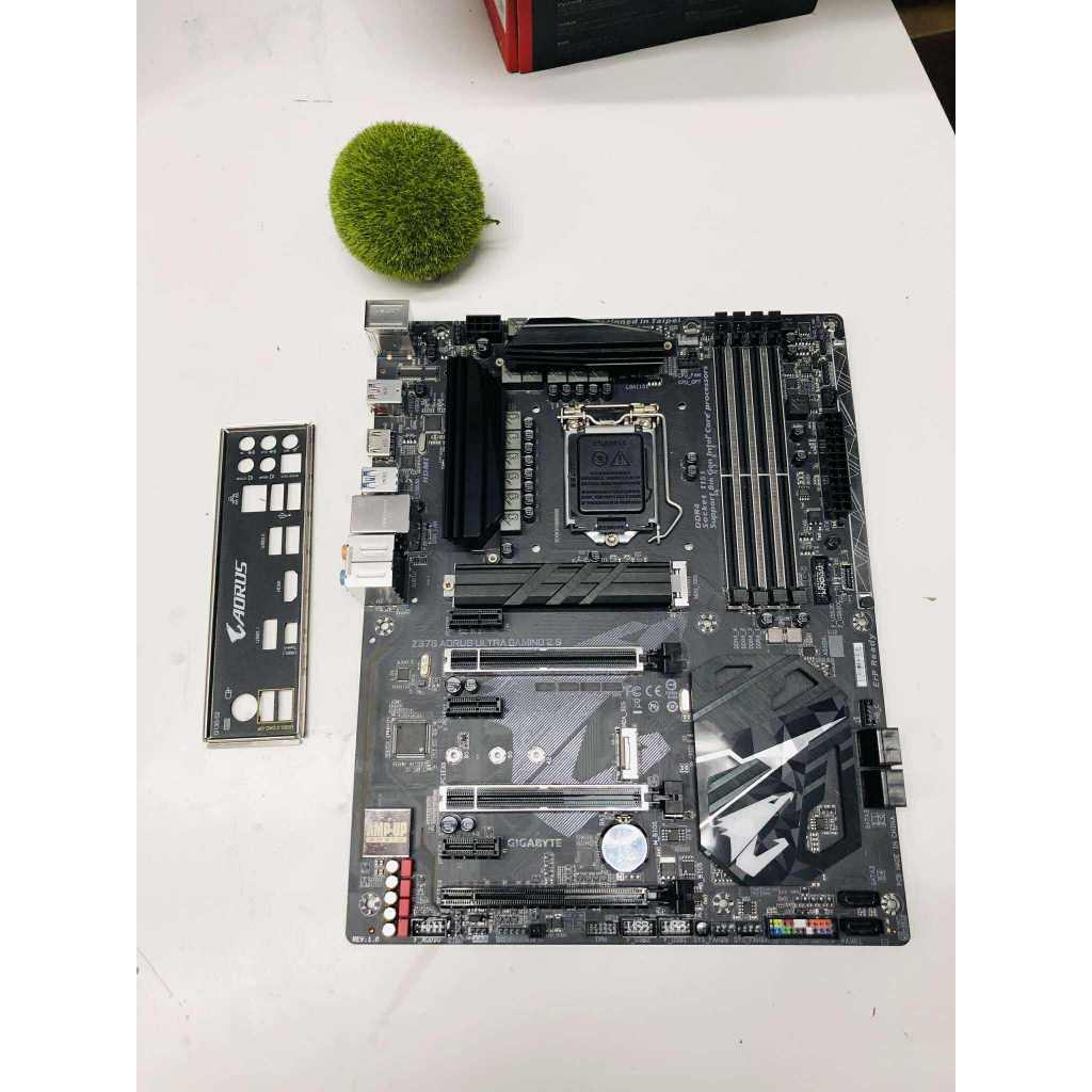 MAINBOARD 1151 v.2 gen8-9 GIGABYTE Z370 AORUS ULTRA GAMING 2.0 ไม่มีกล่อง ใช้งานปกติ *ตำหนิ