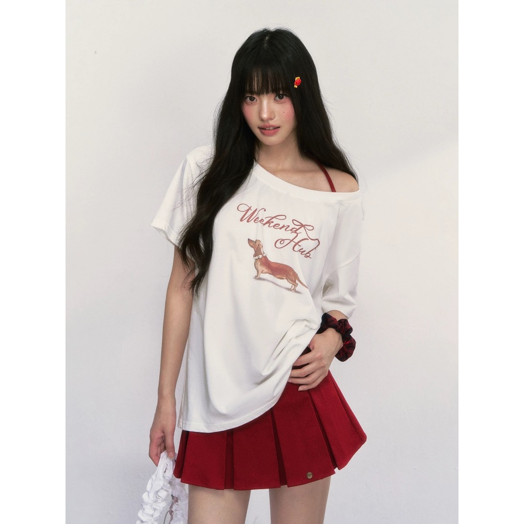gurls.girl | weekendhub dog oversize shirt
