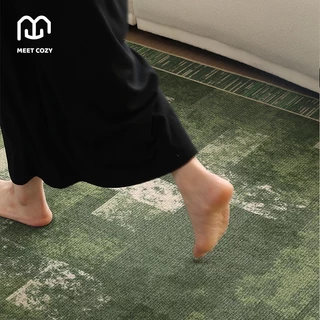 MEET COZY พรมปูพื้น กำน้ำ carpet ขนนุ่ม พรม ผ้าแคชเมียร์เทียม #1 DN-Baku