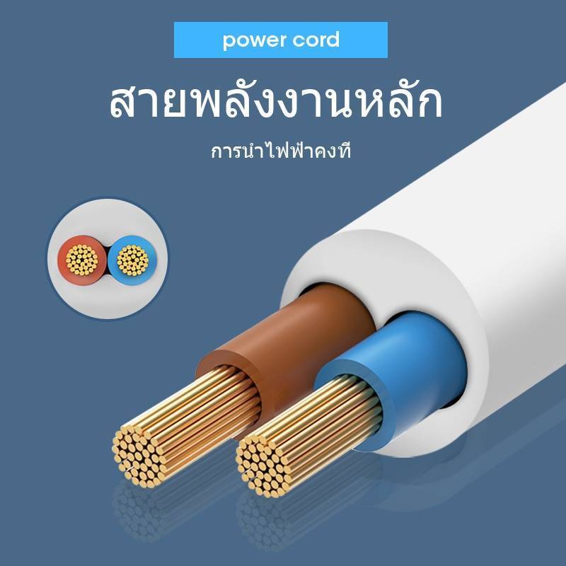 ปลั๊กไฟ4 ช่อง 2300W ปลั๊กพ่วง power socket พร้อมสวิตช์ปิดเปิด ปลั๊กสามตา USB รางปลั๊กไฟ สายยาว 2 เมตร ปลั๊กชาร์จ USB - รูปที่ 7