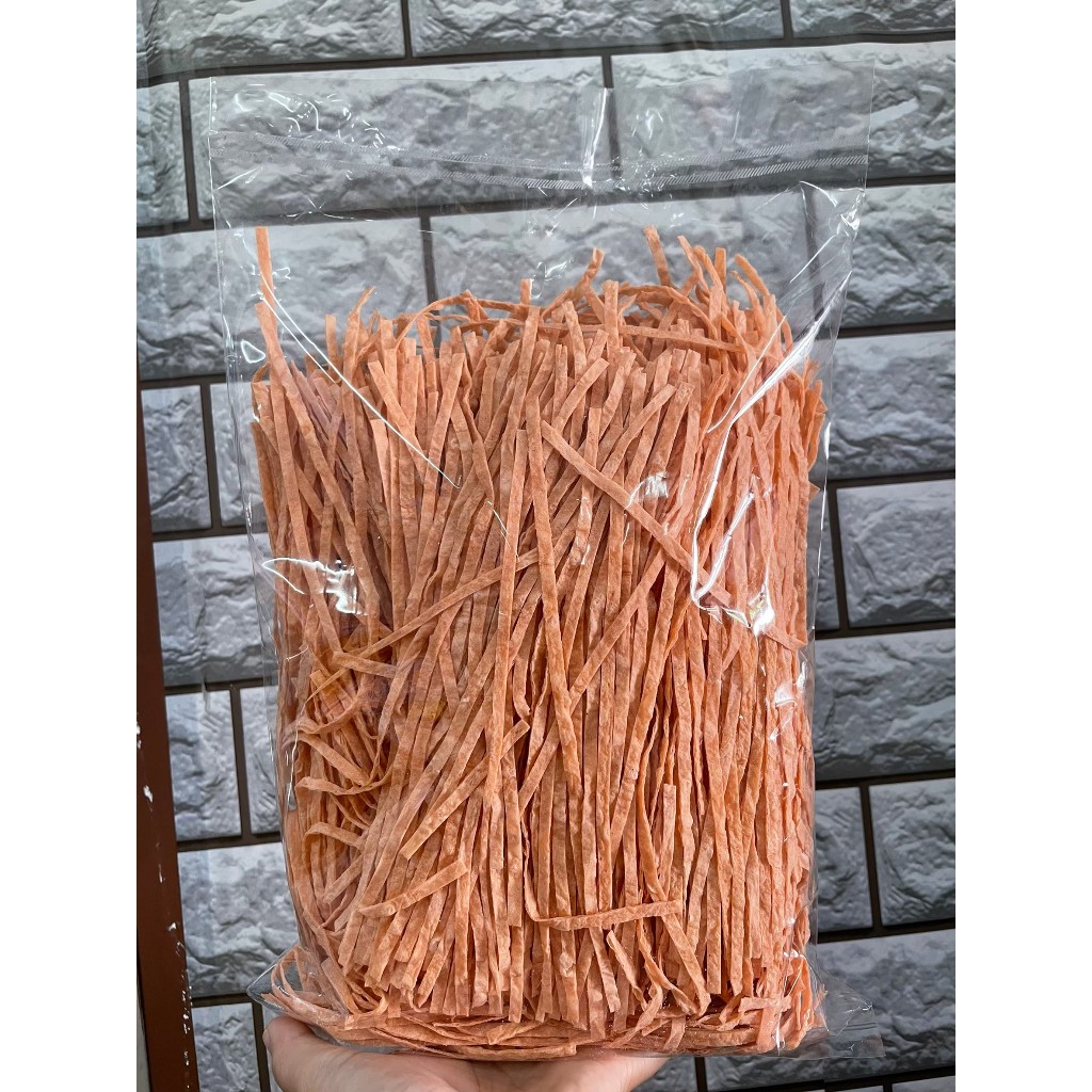 ปลาเส้นทาโร่ ปลาเส้นปรุงรส รสปูอัด นน 500/1000 กรัม ราคาพิเศษ #แม่แขทะเลแห้ง