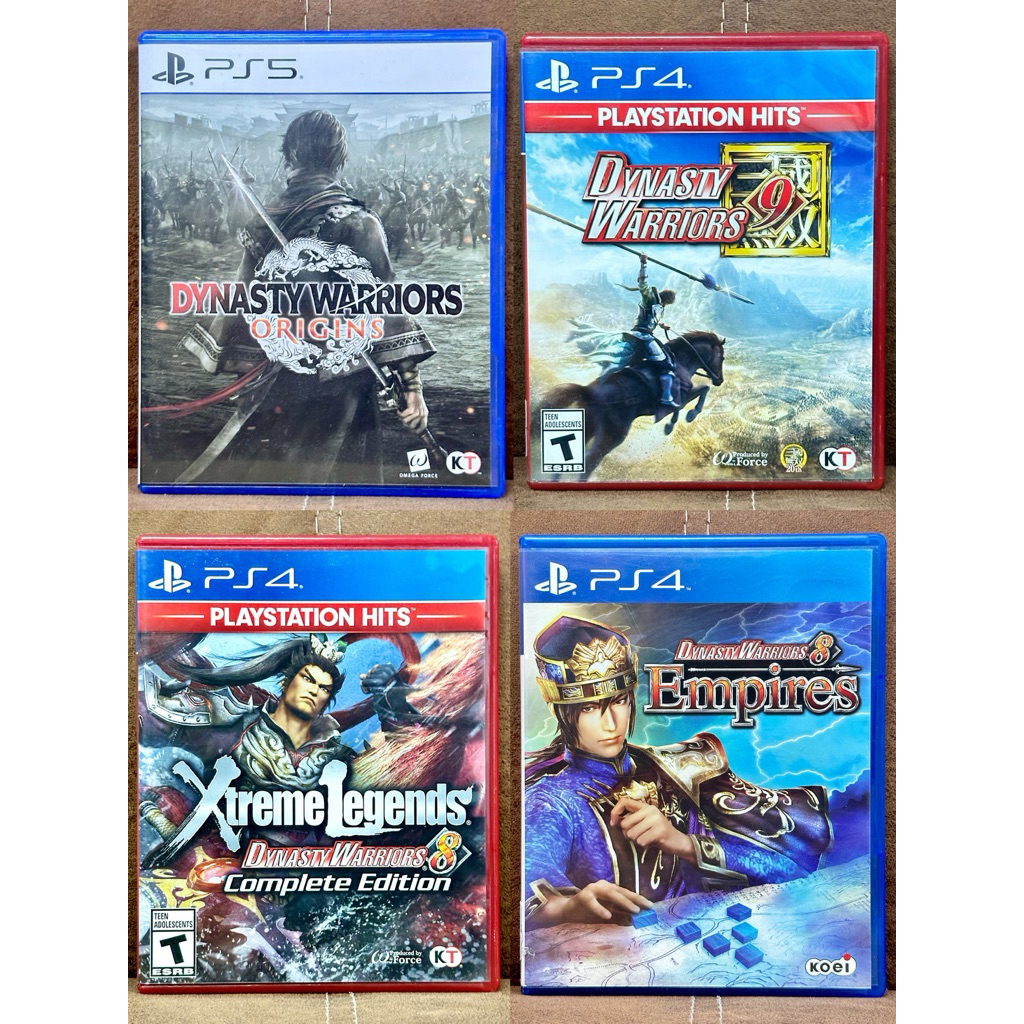 [Ps4/Ps5] Dynasty Warriors 8-9 / Dynasty Warriors 8 Empires / Dynasty Origins - เกมสามก๊ก [เล่นได้2ค