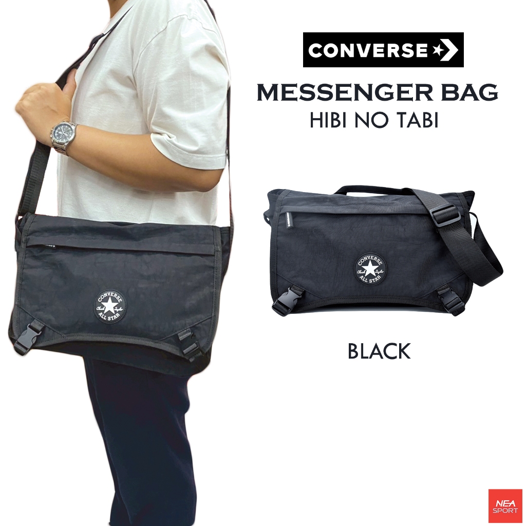 [ลด30% เก็บโค้ด 2509FASHDD] CONVERSE MESSENGER BAG- HIBI NO TABI กระเป๋าสะพายข้าง คอนเวิร์ส แท้