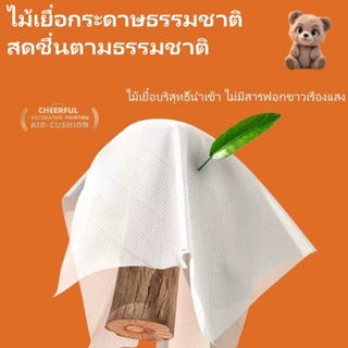 [ 40ห่อ ] BANPHAI orange color GB/T 20808 ดีลักซ์ คอมฟอร์ท กระดาษทิชชู่ หนา 4 ชั้น 400 แผ่น