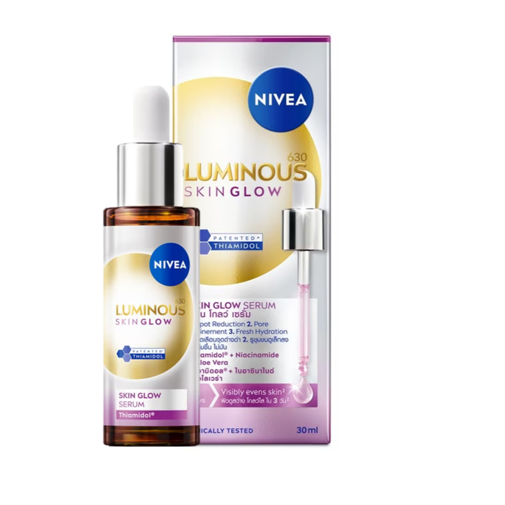 NIVEA Luminous 630 Skin Glow Serum นีเวีย ลูมินัส 630 สกิน โกลว์ เซรั่ม 30ml.