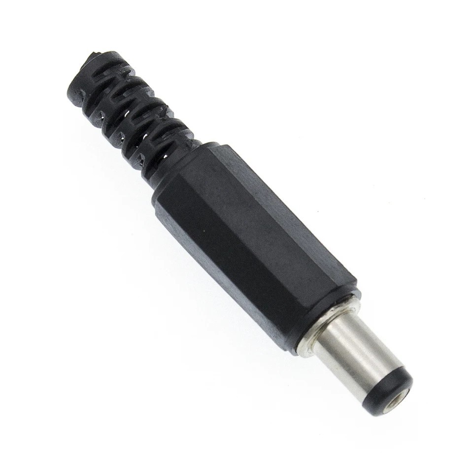 แจ็คขั้วต่อ ตัวผู้ (จำนวน 1 ตัว) 5.5 x 2.1mm ปลายหัวยาว 9mm dc12v Jack DC Power Adapters