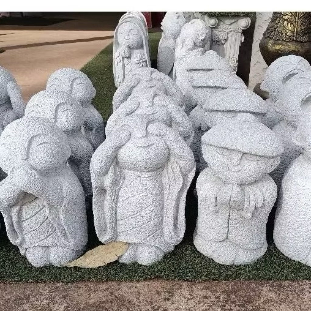 รูปปั้นตุ๊กตาไซค์Mแนวธรรมะตกแต่งบ้าน-สวน สวนหิน สนามหญ้าสไตล์ญี่ปุ่น,คลาสสิก