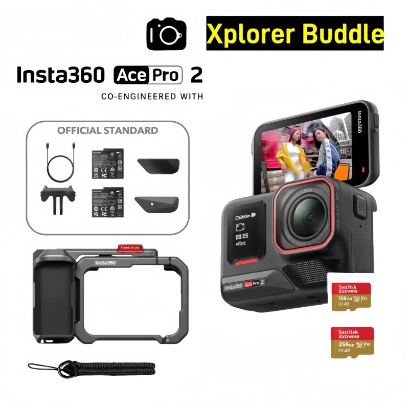 【New Arrival】Insta360 Ace Pro 2 Xplorer Bundle Action Camera ประกันศูนย์ไทย 1 ปี