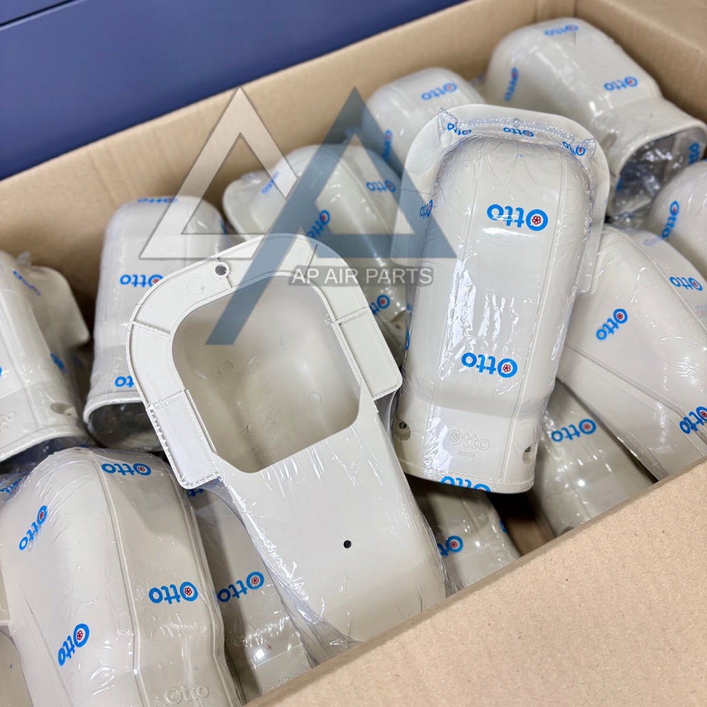 ฝาครอบท่อแอร์ รางครอบท่อแอร์ ยี่ห้อ OTTO (ยกลัง) *ข้อต่อรางจำนวน 20ตัว / ราง5เส้น